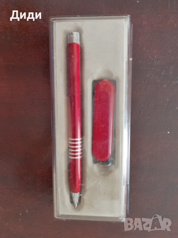 Химикалка+ножче с кутийка., снимка 2 - Декорация за дома - 54069087