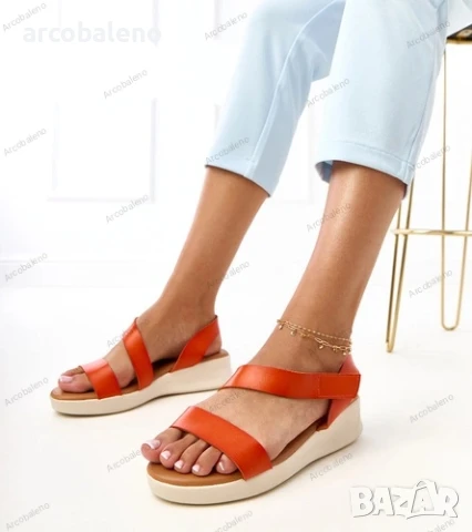 Дамски сандали с ниска платформа Verkado, 6цвята , снимка 16 - Сандали - 50824471