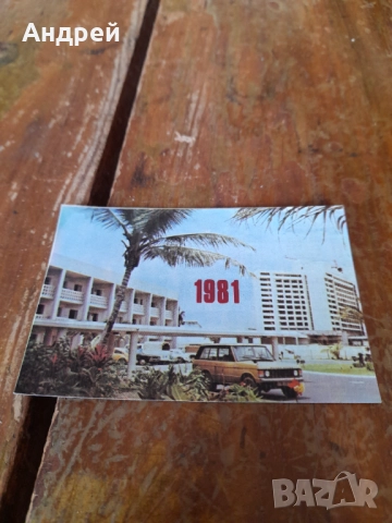 Календарче Булгарпроект 1981