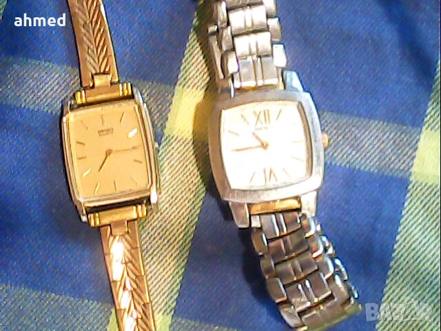 2бр стари позлтани сеико 