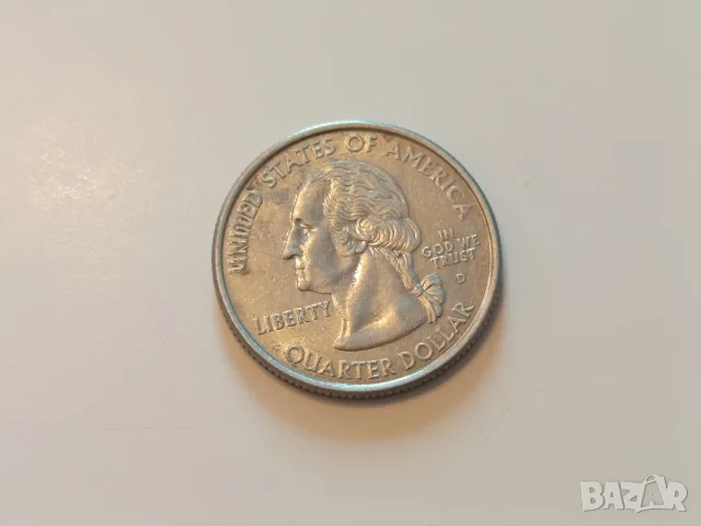 Монета 2007 Съединени Щати Washington Quarter - 25 Cents (Crossroads of the West, UTAH) , снимка 3 - Нумизматика и бонистика - 55763896