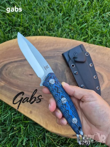 Нож с фиксирано острие FOX Knives FX529,фултанг с тактическа кания, снимка 9 - Ножове - 55922510