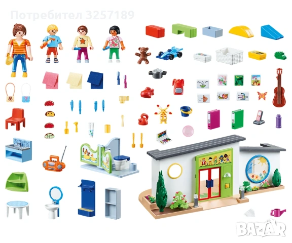 Комплект Playmobil City LifeДетски дневен център, снимка 3 - Други - 54322228
