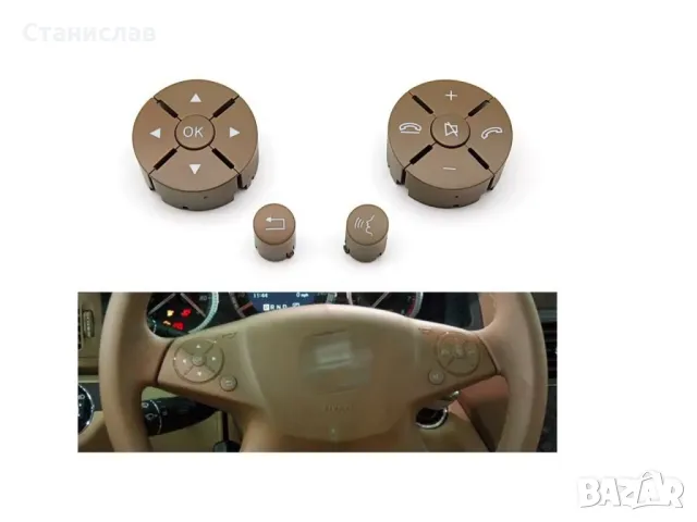 Mercedes C-Class W204 Pre-Face Капачета за волан , снимка 3 - Части - 50219284