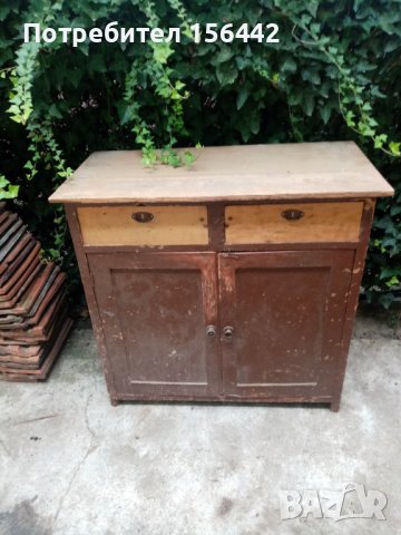 Кухненски бюфет от Царско време. , снимка 5 - Шкафове - 37759736