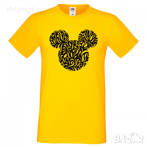 Мъжка тениска Mickey Head 6 Подарък,Изненада,Рожден ден, снимка 10 - Тениски - 36575963