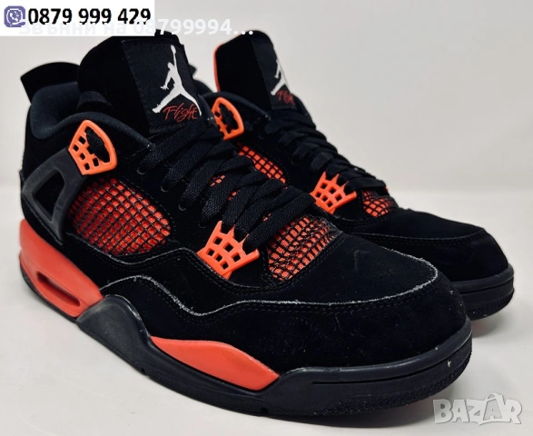Air Jordan 4, Jordan 4 Red Thunder, маратонки NIKE НАИК Джордан