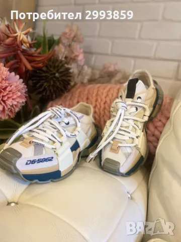 сникърси Долче и Габана 37*D&G Colour Block Lace-Up Sneakers, снимка 15 - Маратонки - 44871955