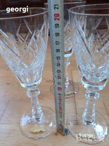кристални чаши за вино , снимка 4 - Чаши - 44506122