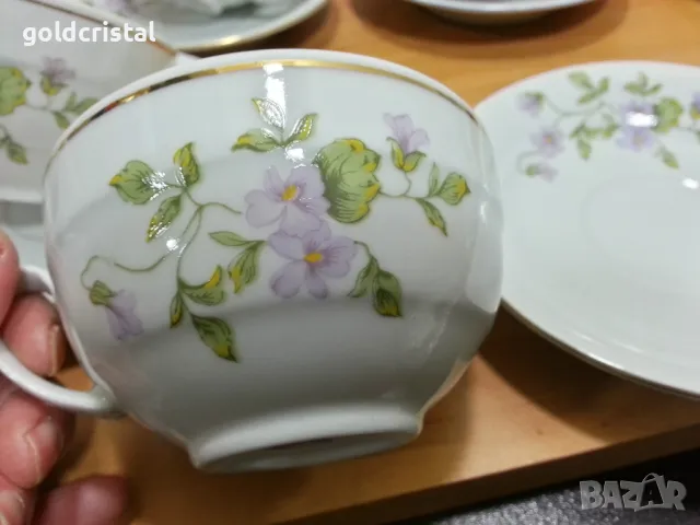 Стар български порцелан чаши за чай, снимка 8 - Антикварни и старинни предмети - 49157944
