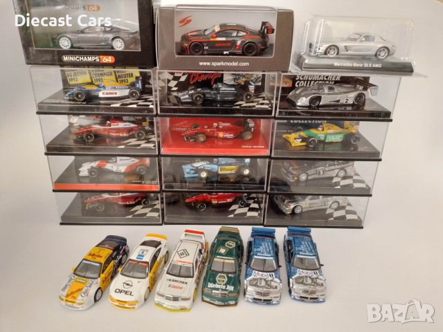 Minichamps, Kyosho, Spark 1:64 Mercedes, Opel Calibra, Formula 1, DTM, снимка 1 - Колекции - 39831642