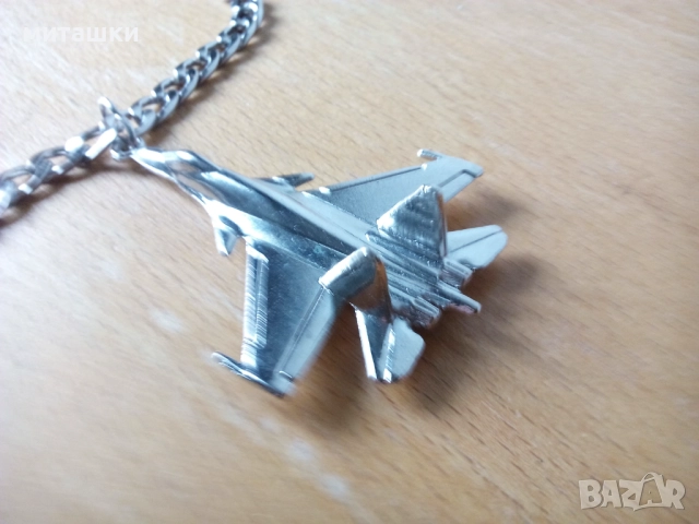 Ланец с висулка самолет Су33, снимка 5 - Колиета, медальони, синджири - 52225717
