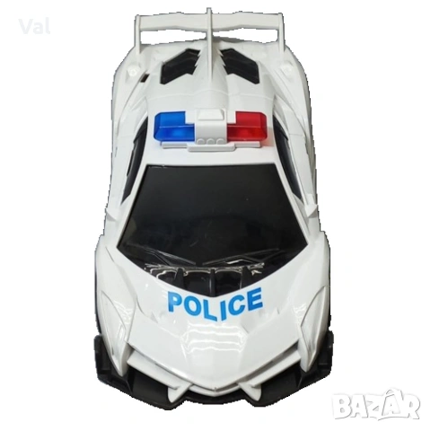 Полицейска скоростна кола с дистанционно управление, снимка 2 - Коли, камиони, мотори, писти - 53301311