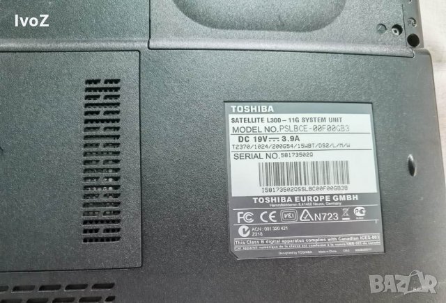 Продавам Toshiba L300-на части, снимка 4 - Части за лаптопи - 35450603