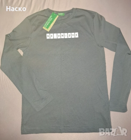 Блузи Benetton 100%памук 168см., снимка 6 - Блузи - 52775494