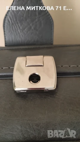 Немски куфар от старото производство-от плат и кожа, снимка 8 - Куфари - 51318254