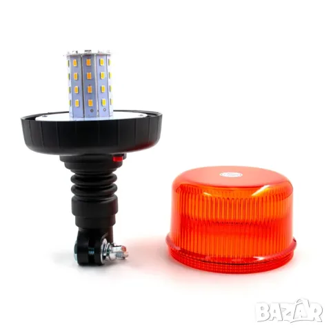 LED сигнална лампа маяк 18.6cm 12-24V Мигане и въртене, снимка 2 - Аксесоари и консумативи - 55865221