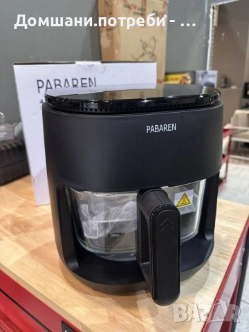 PABAREN 4.5L 1500W Дигитален екран модел от 2025 360 градуса видимост на храната, снимка 2 - Други - 53151884