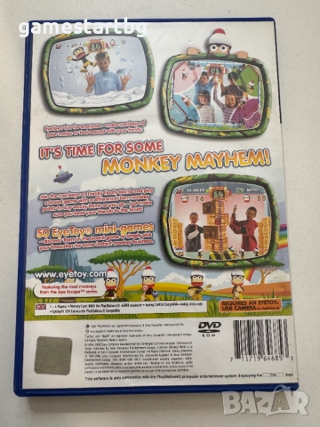 EyeToy Monkey mania за PS2, снимка 2 - Игри за PlayStation - 51614113