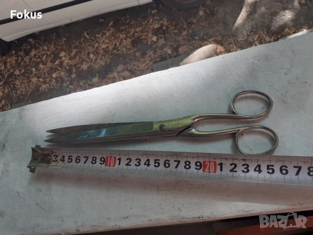 Стара голяма немска ножица Solingen, снимка 6 - Антикварни и старинни предмети - 53307074
