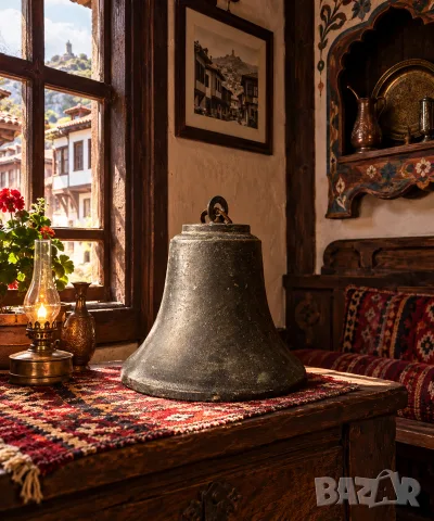 Уникална Голяма Месингова Камбана – Диаметър 30 см, 8,5кг