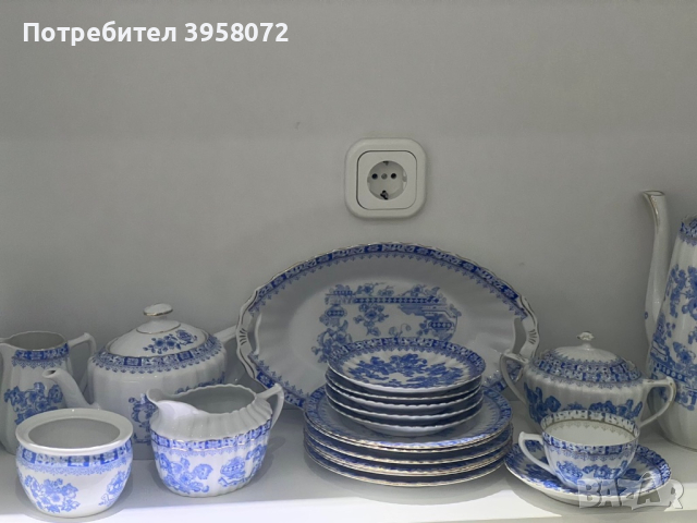 Троен сет Seltmann Weiden от серията China Blue, снимка 12 - Други - 44745112