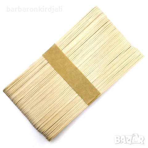 Дървени шпатули за кола маска 100 бр.