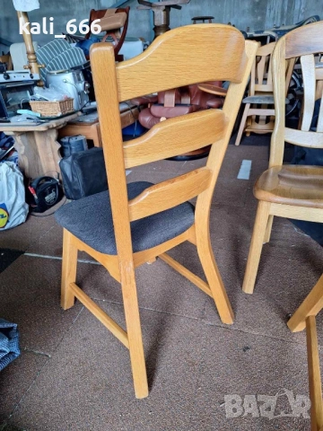 Масивни трапезни столове внос от Холандия, снимка 3 - Столове - 54364519