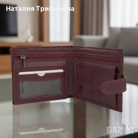 Луксозен кожен портфейл - всички документи и пари на едно място, снимка 3 - Портфейли, портмонета - 54090301