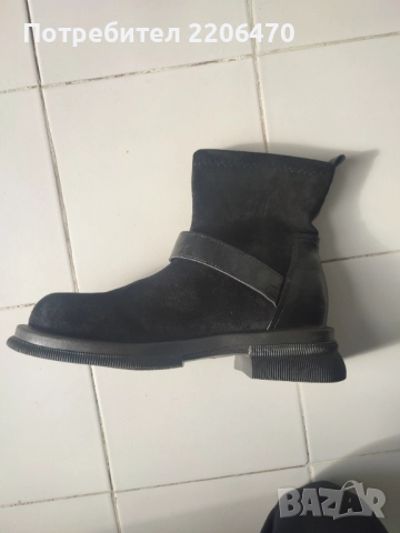 Велурени Боти, снимка 3 - Дамски боти - 52501510