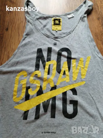 g-star flank long r tanktop - страхотен мъжки потник Л , снимка 2 - Тениски - 50058678