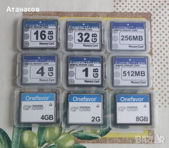Карти памет CF Card 2GB, 8GB, 16GB Compact Flash Card, снимка 2 - Други машини и части - 50268344