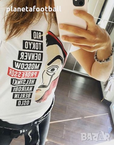 Нова мъжка тениска от сериала Money Heist!Къща от хартия!La casa de papel тениска!  , снимка 3 - Тениски - 30143979