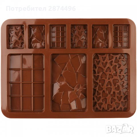 3688 Силиконов молд за шоколад, снимка 5 - Други стоки за дома - 36736891