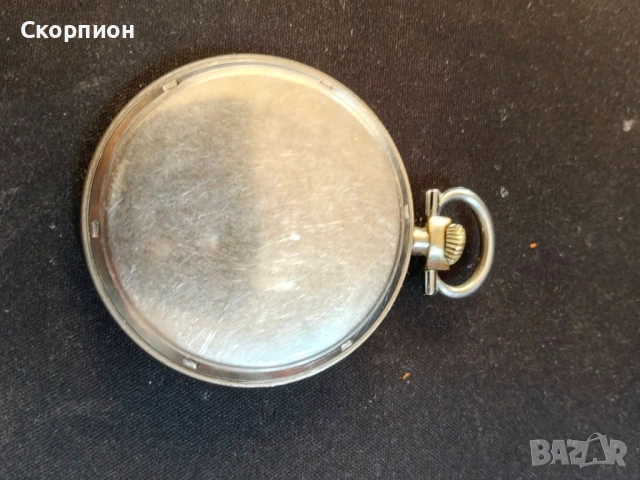 Швейцарски джобен часовник - PIROFA ANTICHOC - ANCRE - 16 RUBIS - ПРОМОЦИЯ, снимка 4 - Джобни - 50040697