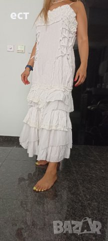 Романтична рокля с волани, снимка 2 - Рокли - 37056214