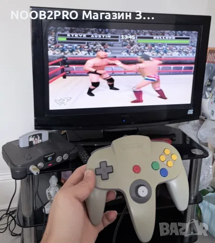 Nintendo 64 PAL конзола с кутия, снимка 12 - Nintendo конзоли - 56544522