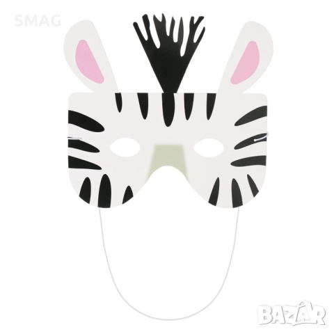 Хелоуин / Halloween хартиени маски животни 8 бр._1206912, снимка 3 - Други - 52139550