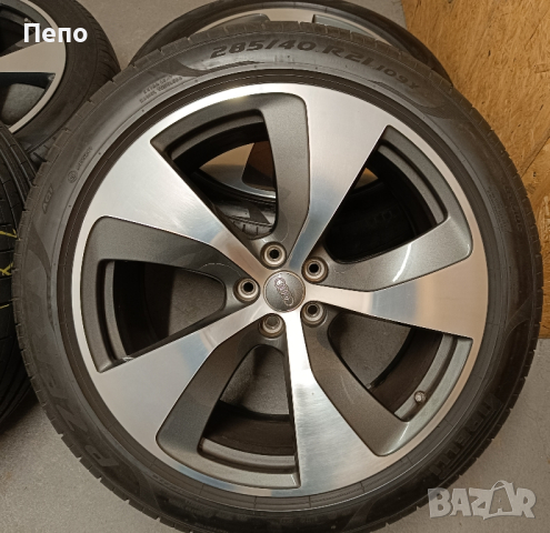 Оригинални джанти с гуми летни 21 цола за Audi Q7 SQ7 дот 2023г, снимка 2 - Гуми и джанти - 44569658