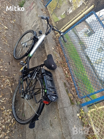 28 цола електрически алуминиев велосипед с 7 скорости усилени капли амортисьори предни като нов, снимка 11 - Велосипеди - 52547876