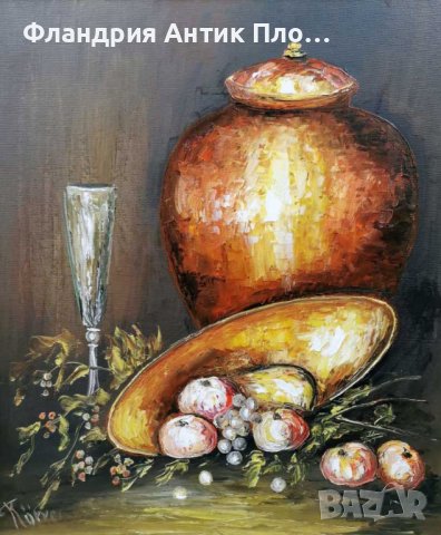 Голям есенен натюрморт , снимка 3 - Картини - 42907519