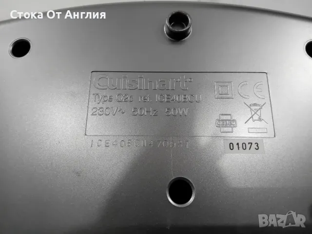 Машина за сладолед - Cuisinart 50 W, снимка 5 - Други - 48389294