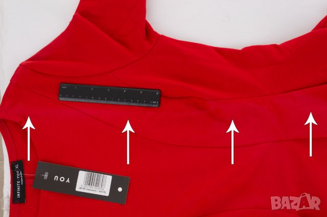 Червена рокля марка Infinite you - XL, снимка 6 - Рокли - 37779253