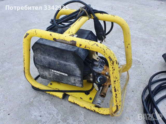 професионална монофазна водоструйка керхер hd 600 karcher, снимка 4 - Други машини и части - 36406105