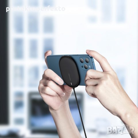 Магнитно безжично зарядно Baseus 15W MagSafe