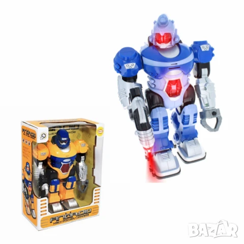 Интерактивна играчка робот Андроид – Светлини, звуци и екшън, снимка 10 - Други - 51067086