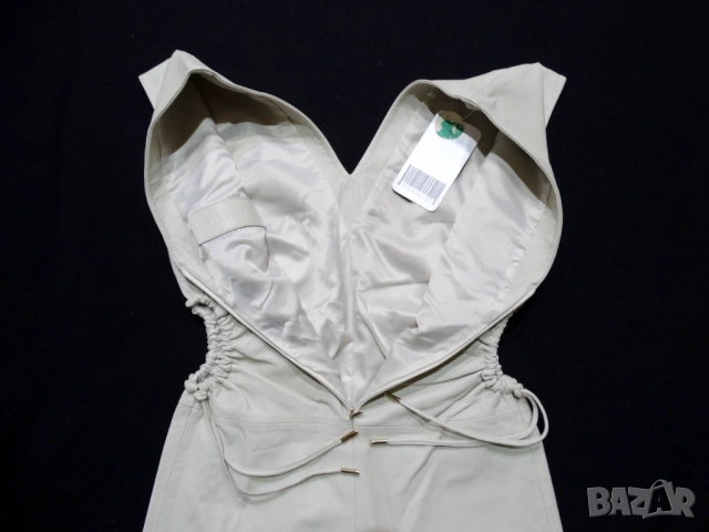  Нова с Етикет STUDIO ID Дамска Кожена Рокля от Естествена Кожа Размер S, снимка 12 - Рокли - 54149184