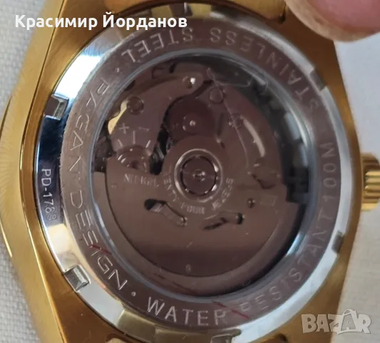 rolex president gold homage automatic 41 mm day date. Seiko NH36A movement, снимка 5 - Мъжки - 35860588