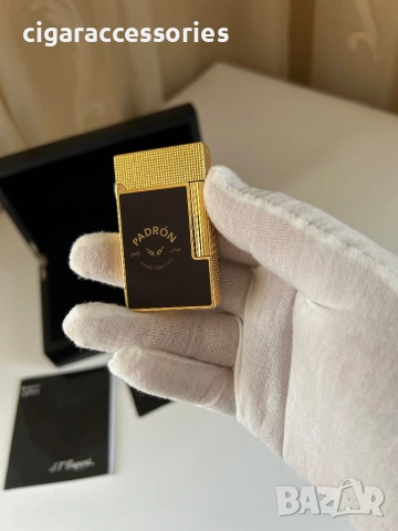 S.T. Dupont Ligne 2 Padron – запалка с два пламъка, снимка 2 - Запалки - 53215473