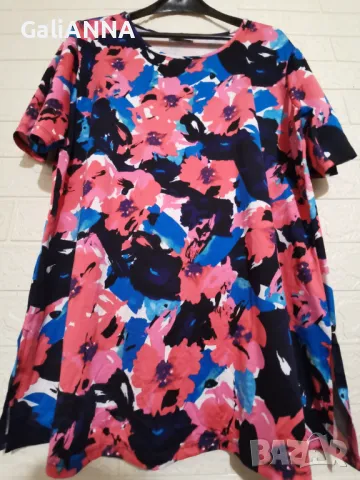 СТРАХОТНА ТУНИКА ЕФЕКТЕН ДЕСЕН 3XL-4XL, снимка 4 - Туники - 50338800